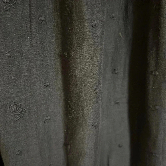 Ulla Johnson Barney’s Navy Blue Off the Shoulder Smocked Eyelet Maxi Dress Sz 0 - Picture 11 of 11